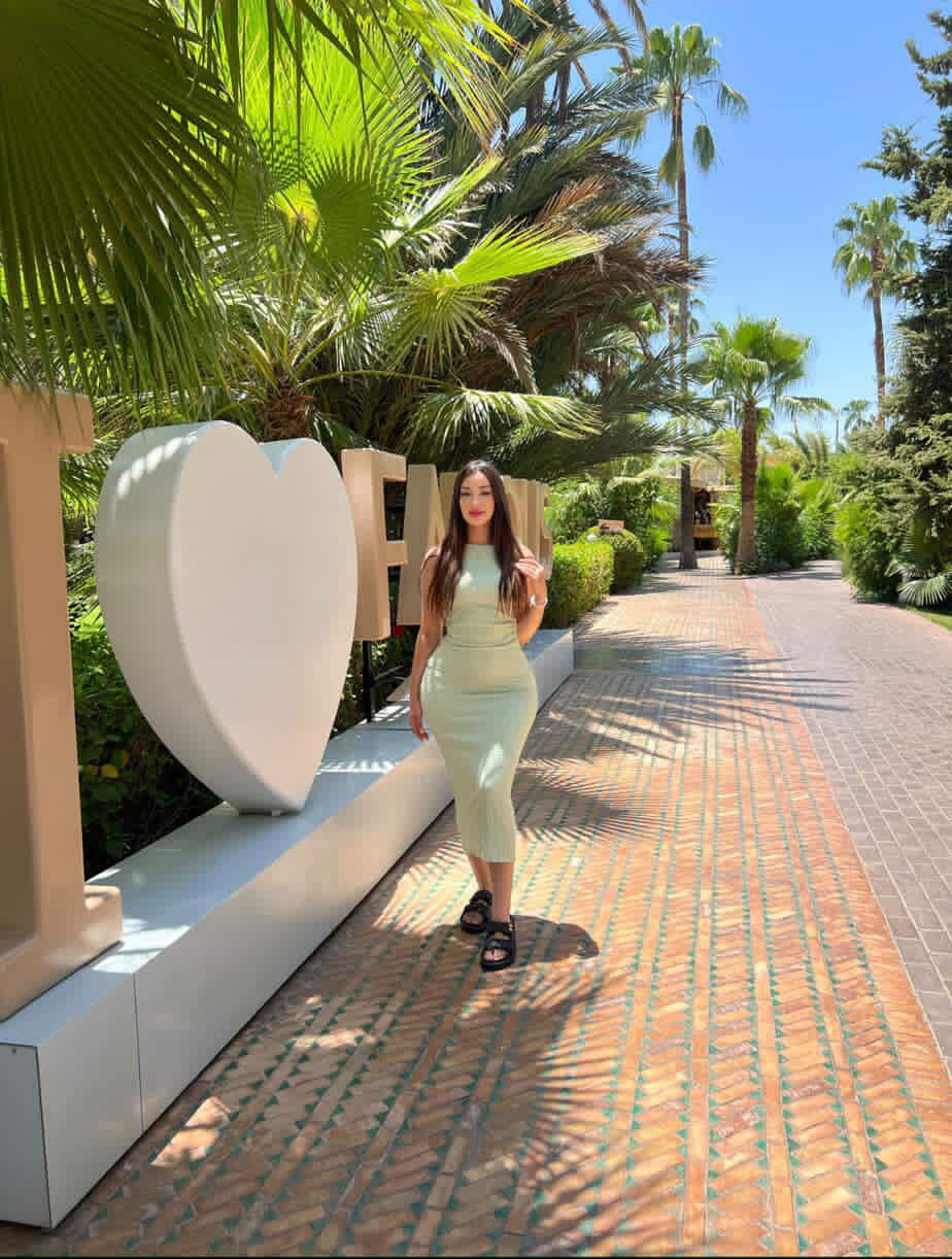 ELENOVA I Robe Vert Menthe